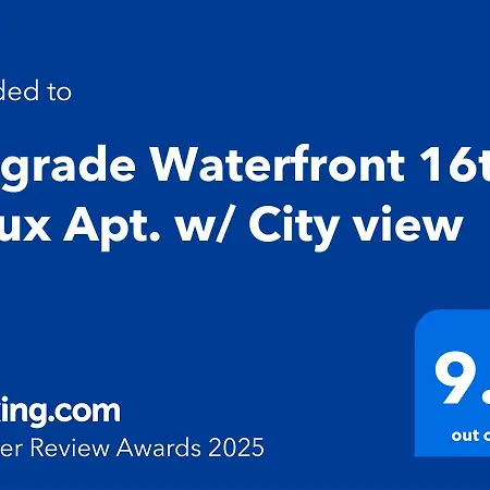 Apartament Waterfront 16th Fl Lux Apt. W/ View