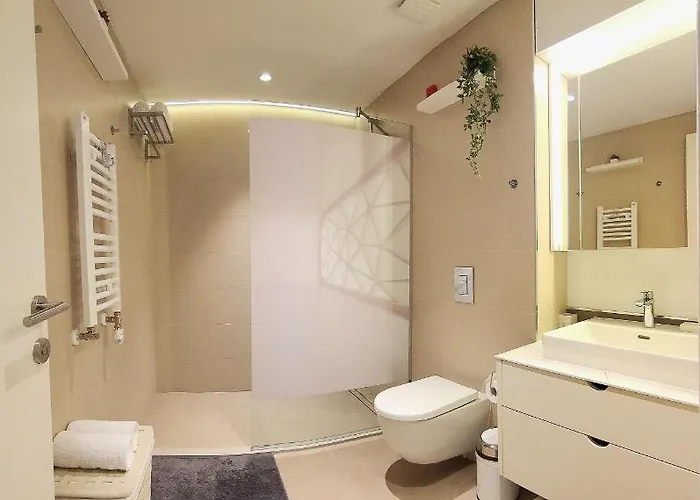 Apartmán Belgrade Waterfront 16Fl Lux Apt City View & Free P Bělehrad