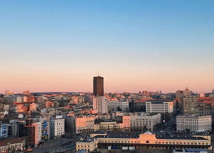 Belgrade Waterfront 16Fl Lux Apt City View & Free P * Bělehrad