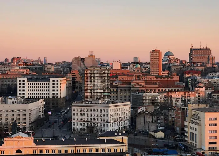 Apartmán Belgrade Waterfront 16Fl Lux Apt City View & Free P