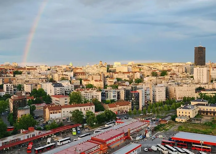 Belgrade Waterfront 16Fl Lux Apt City View & Free P * Bělehrad