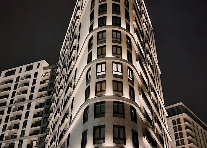 Belgrade Waterfront 16Fl Lux Apt City View & Free P Apartmán Bělehrad